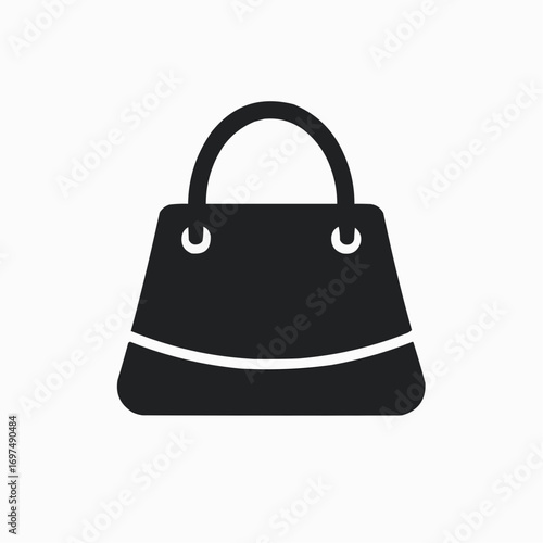 female handbag isolated on white background