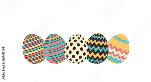 Happy easter eggs celebration festive spring holiday decorated eggs collection festive decorational eggs for easter joyful springtime gathering celebration