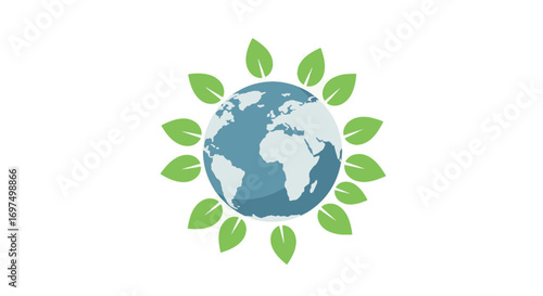 Eco-Friendly Globe Illustration