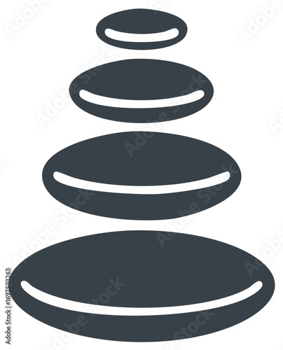 Stacked Zen Stones Symbolizing Balance and Harmony