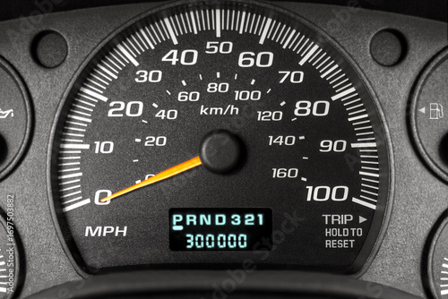 Odometer with 300,000 miles