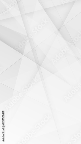 White Lidht and Gray Clean modern abstract background with geometric lines gradient for template cover poster, banner or layout vertical social Media.