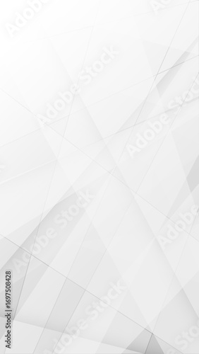 White Lidht and Gray Clean modern abstract background with geometric lines gradient for template cover poster, banner or layout vertical social Media.