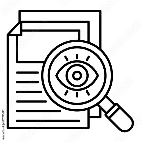 Research  Icon Element For Design