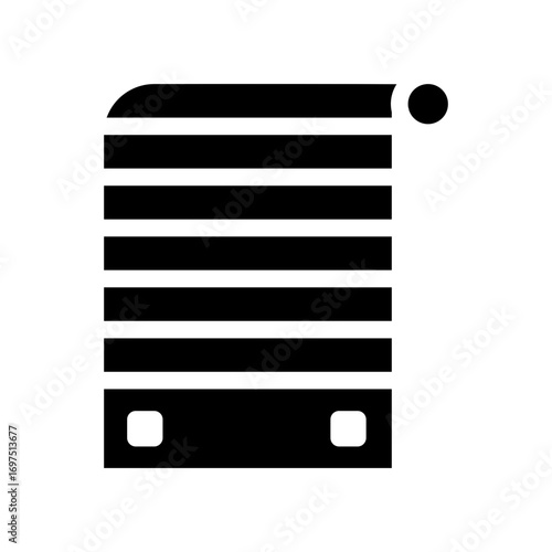 blind glyph icon