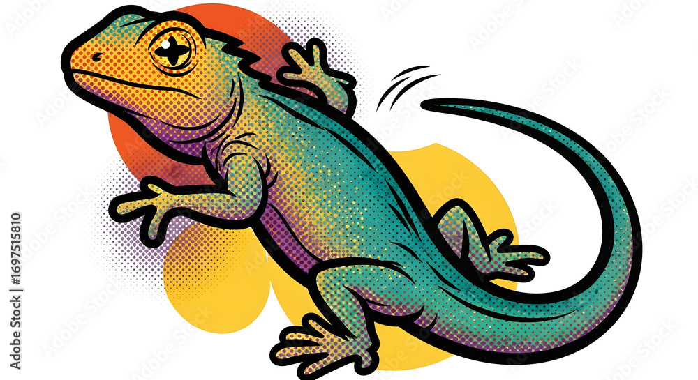 Obraz premium chameleon on a branch