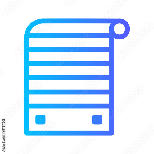 blind gradient icon