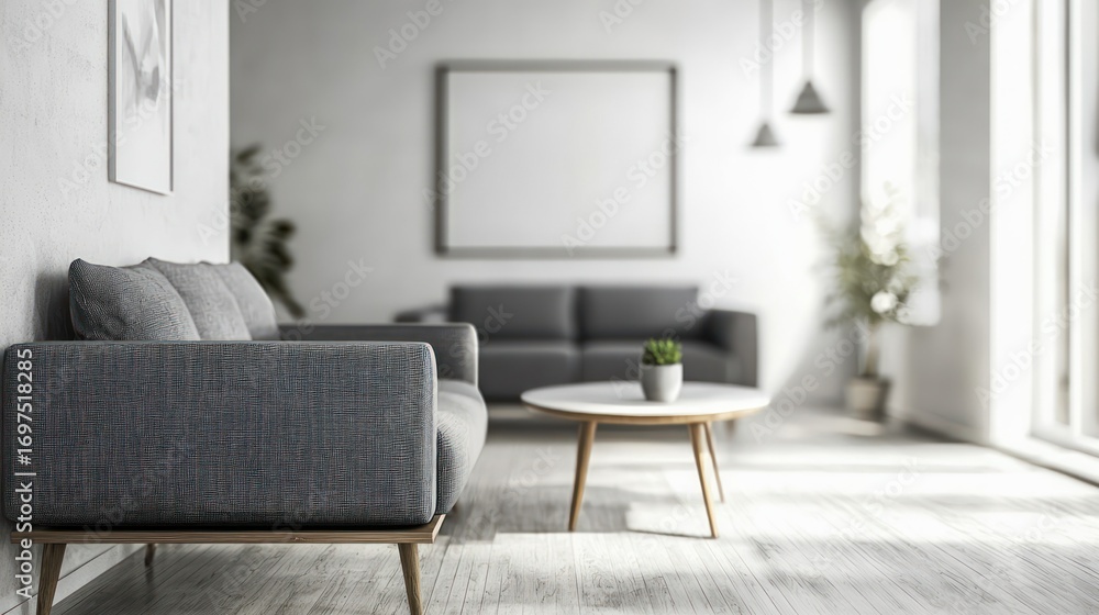 Fototapeta premium Modern living room interior