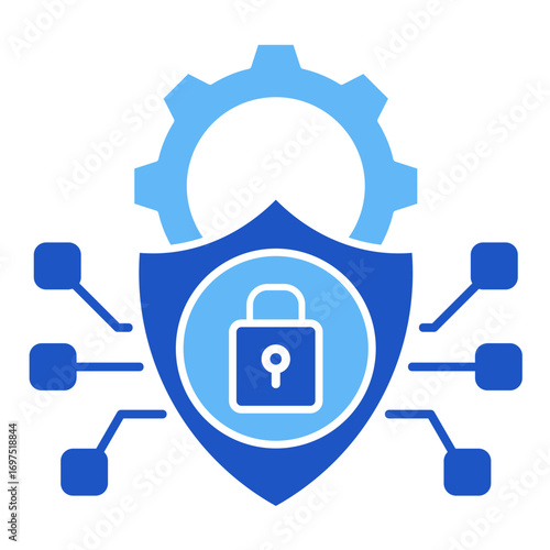 Cyber Security  Icon Element For Design