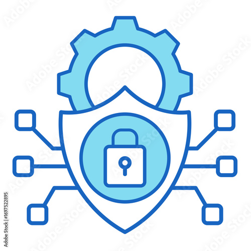 Cyber Security  Icon Element For Design