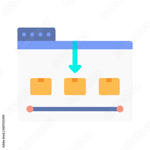 Data transfer to storage locations via file navigation interface