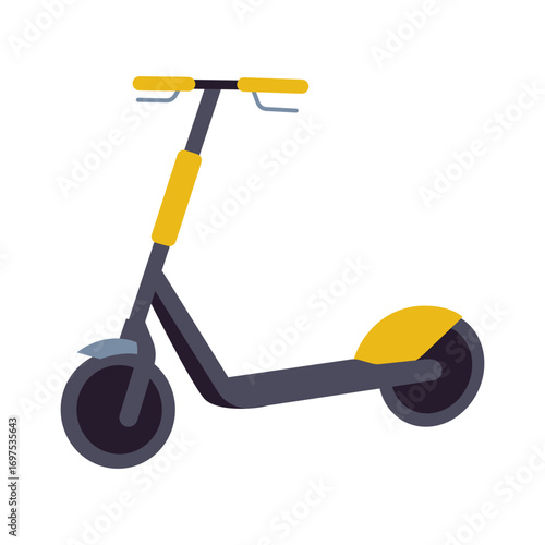 Electric Scooter Illustration
