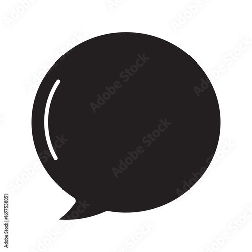 Messenger Chat Glyph Icon
