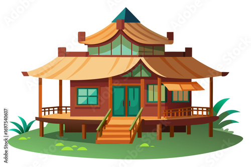 gazebo in the garden