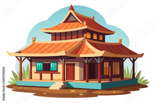 vector illustration of a house