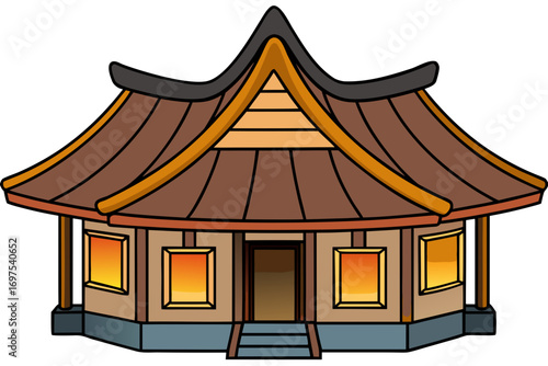 house in the form of a house