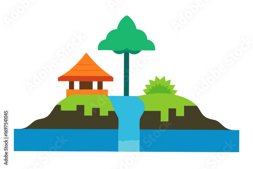 house and tree