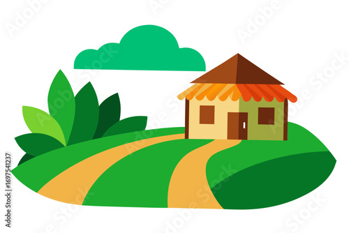 vector illustration of house