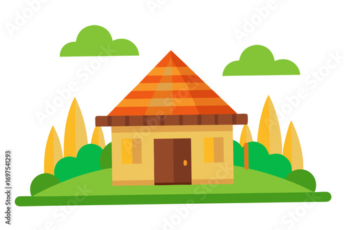vector illustration of a house