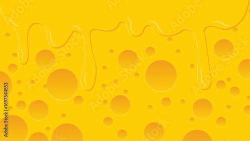 seamless cheese pattern yellow background