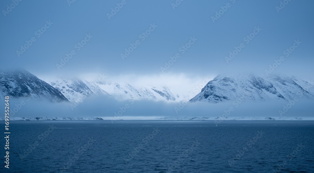 custom made wallpaper toronto digitalmountain landscape with fog