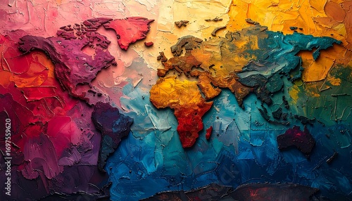 Colorful textured world map (1)