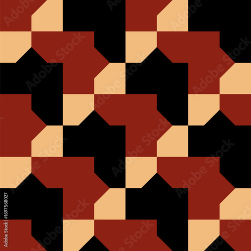 Abstract geometric seamless...