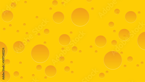 seamless cheese pattern yellow background
