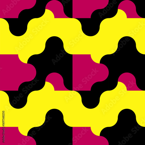 Abstract geometric seamless...