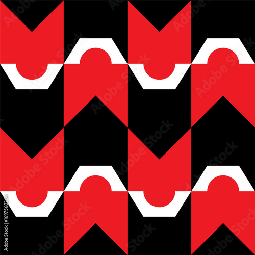 Abstract geometric seamless...