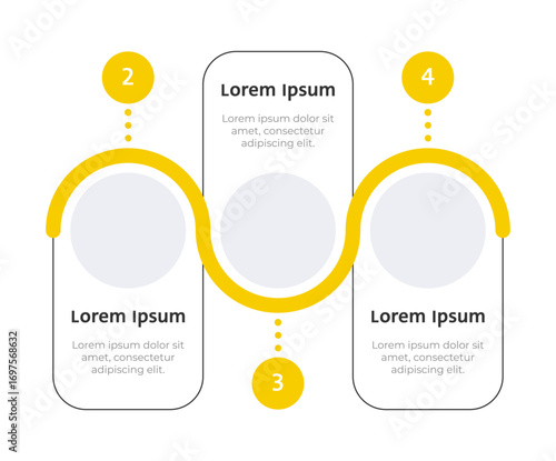 Safe internet browsing infographic template. Cybersecurity technology. Firewall. Data visualization with 3 steps. Empty process vector design. Editable blank options info graphics. Lexend font used