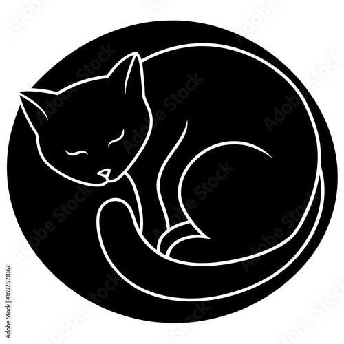 vector illustration of a cat