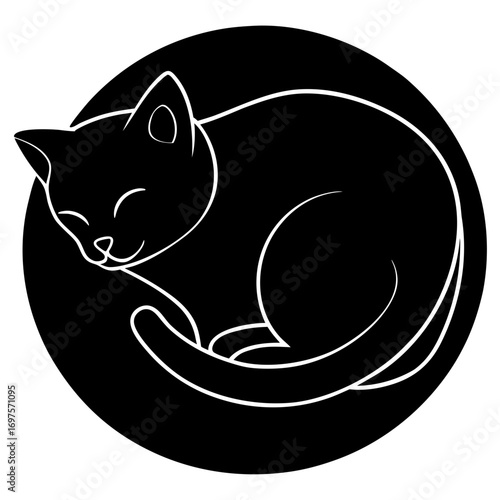 vector illustration of a cat