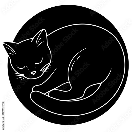 vector illustration of a cat