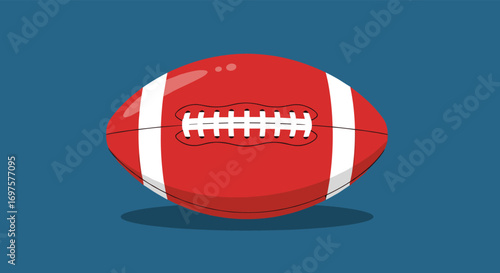 Dynamic american football graphic captures the excitement and action of game day sports