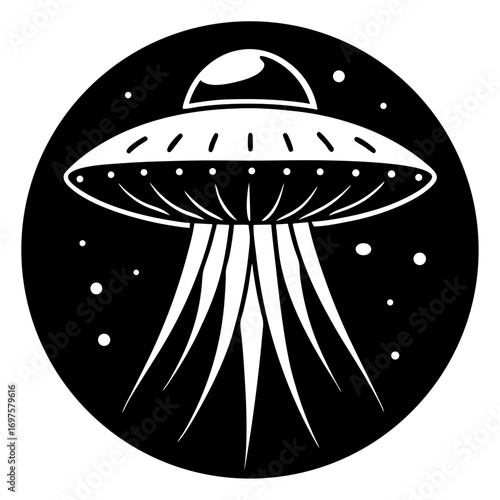 vector illustration of a Jelly Fish