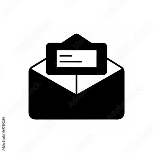 Unread messages vector icon can be used for digital retail icon set