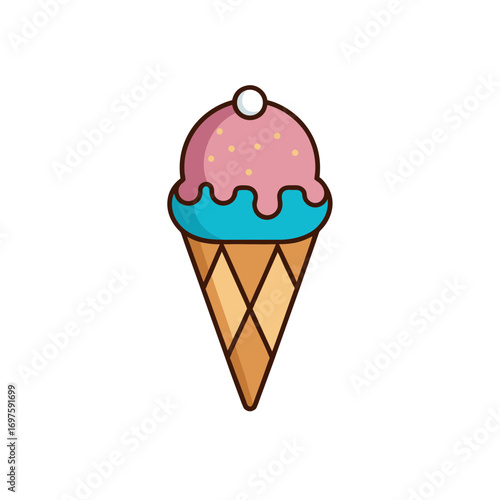 ice cream vector illustration