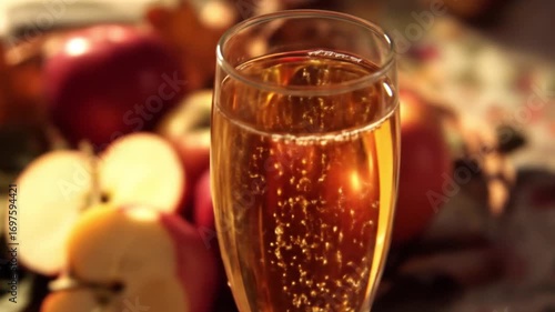 Apple cider sparkling drink