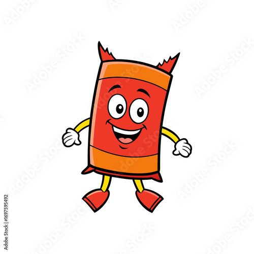 Sweet candy illustration on a white background for print wall art wallpaper