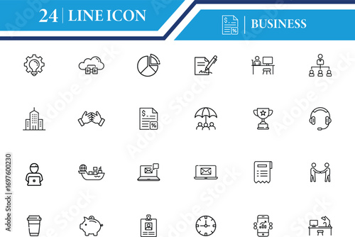 Business Icon Modern Vector Design