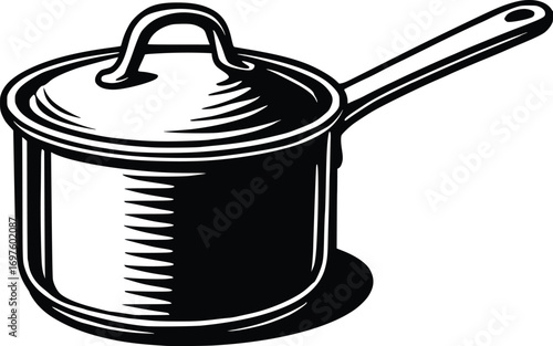 hand-drawn pan vector illustration