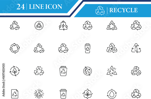 Recycle Icon Vector Illustration