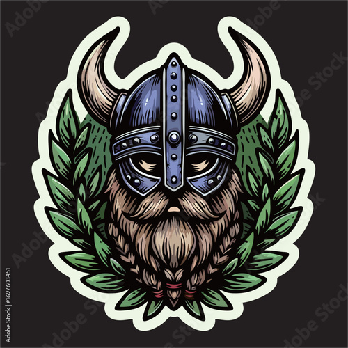 A vector illustration hand drawing of Viking Army
