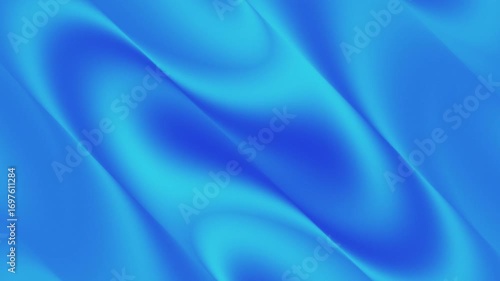 Smooth liquid gradient animation in vibrant blue tones, flowing abstract background with soft waves and modern fluid design.