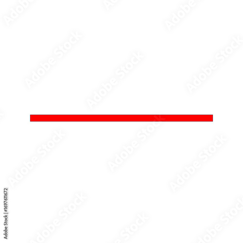 red ribbon on white background