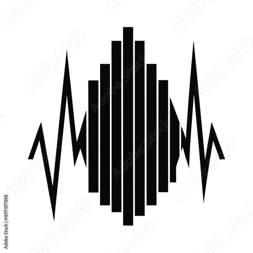 Seismic load analysis illustration on white background