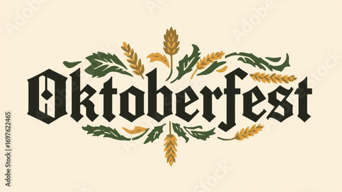 Oktoberfest Prost Typography Sticker – German Cheers Phrase Vector Design