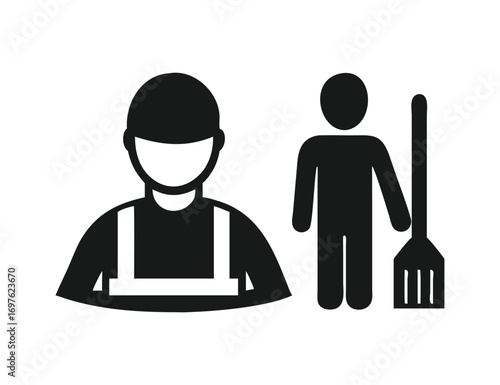 Cleanliness professionals symbolizing home care and sanitation services