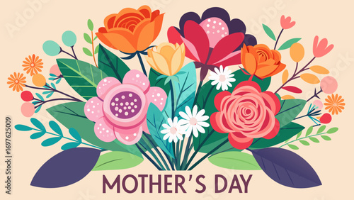 Vibrant floral arrangement for mother s day celebration